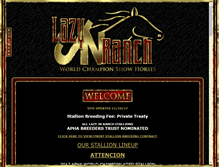 Tablet Screenshot of lazyjnranch.com